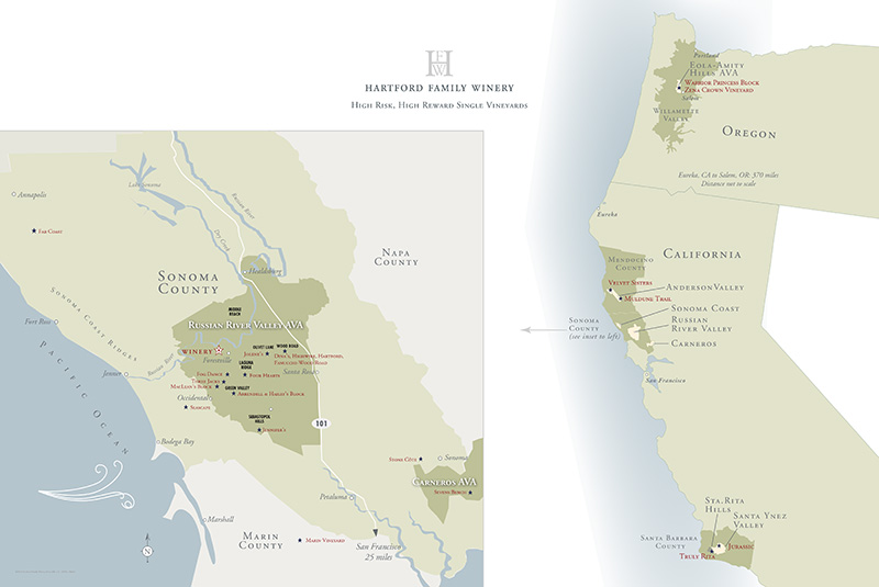 Vineyard Map | Hartford Family Winery
